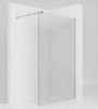 AQUAFORM - ścianka prysznicowa FUJI 110 typu Walk-In szkło transparentne 8mm profil CHROM  AQ.103-11-00110-01